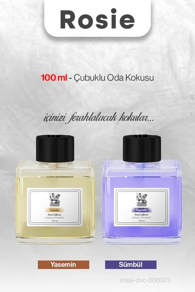 ROSIE Yasemin ve Sümbül 100 ml Çubuklu Oda Kokusu ürün görseli