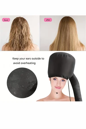 Saç Kurutma ve Şekillendirme Şapkası – Ayarlanabilir Kayışlı, Hızlı Kuruyan Saç K ürün görseli 1