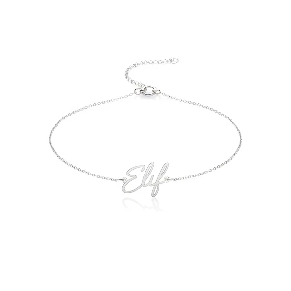 İmza Gümüş Halhal 925 Ayar - Gümüş ürün görseli 1