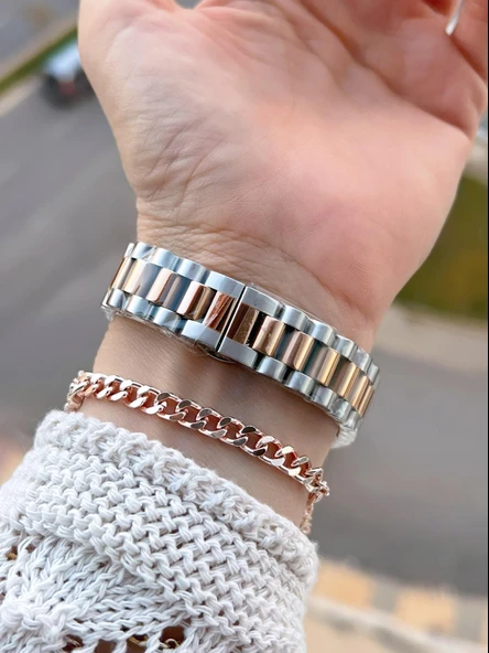 Daniel Klein Çelik Kordonlu 2 Yıl Garantili 3 Atm Suya Dayanıklı Kadın Kol Saati+Bileklik BD.10108.6 - Resim 3