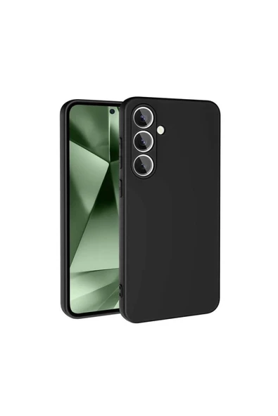 LitaeTrend Samsung Galaxy S24 FE Kılıf Nano içi Kadife Silikon - Siyah ürün görseli 1