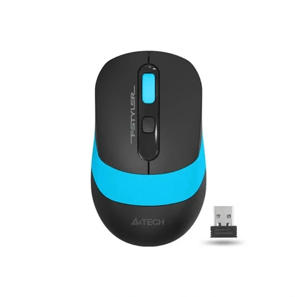 A4 Tech Fg10 Mavı 2.4g Nano 2000dpı Kablosuz Mouse ürün görseli 1