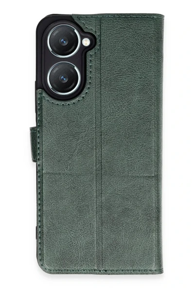 LitaeTrend Vivo Y18 Kılıf Trend S Plus Kapaklı Kılıf - Yeşil ürün görseli 1