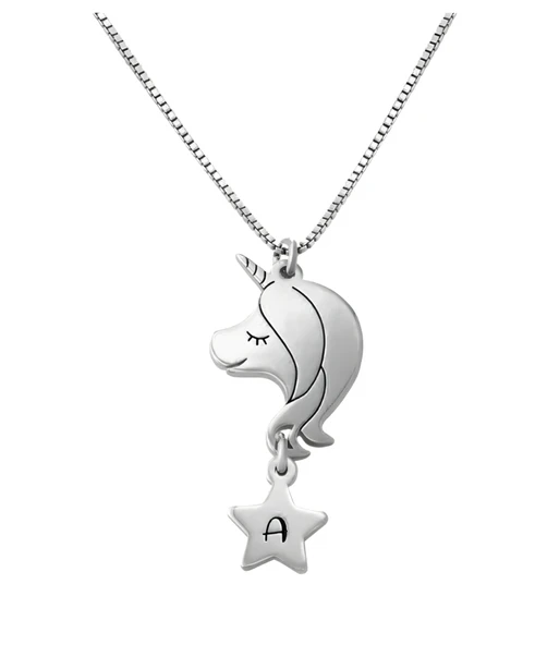 Ponny Harfli Gümüş Kolye - Gümüş ürün görseli 1