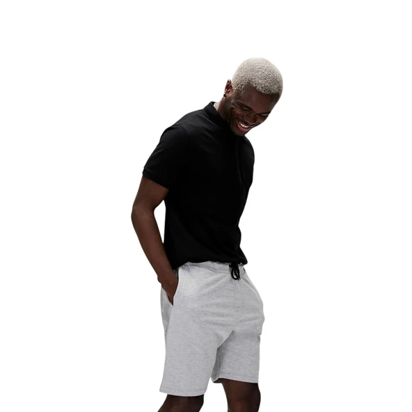 Erkek Polo Yaka Fermuarlı T-shirt - Resim 8