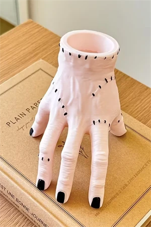 El Şeklinde Reçine Kalem Tutucu | Şık Masaüstü Kalem & Kırtasiye Düzenleyici (1 Adet) - Resim 4