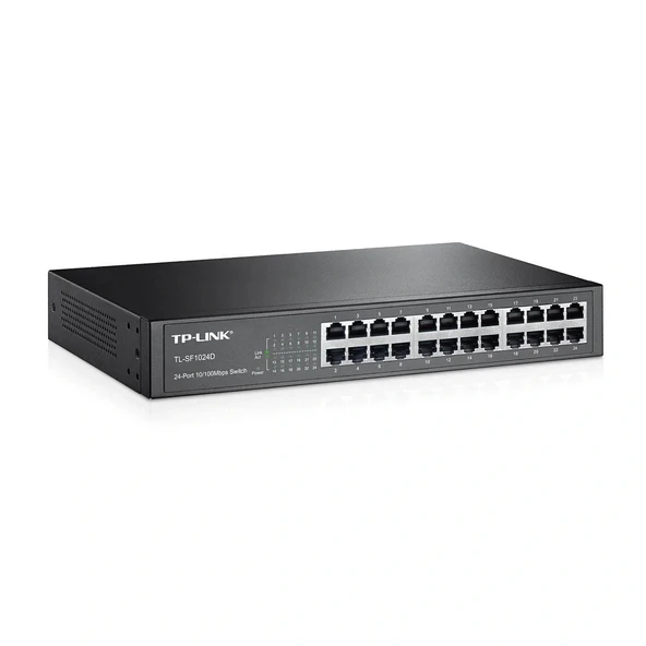 Tp-lınk Tl-sf1024d 24 Port 10/100 Metal Kasa Rackmount Swıtch - Resim 2