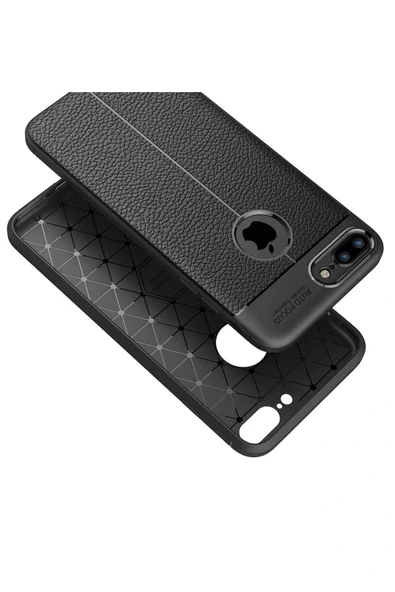 LitaeTrend iPhone 7 Plus Kılıf Auto Focus Kapak - Kırmızı - Resim 3