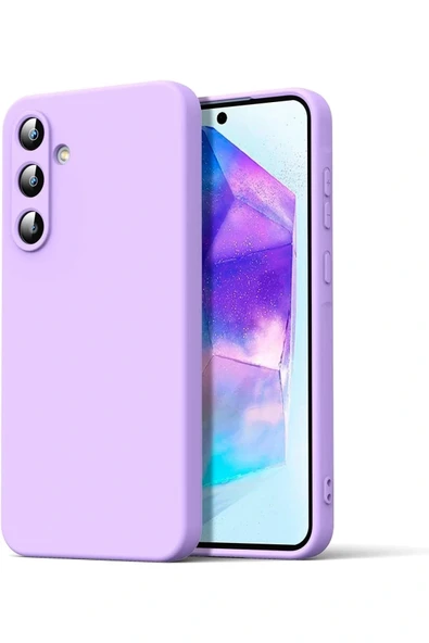 LitaeTrend Samsung Galaxy A16 5G Kılıf Nano içi Kadife Silikon - Lila ürün görseli 1