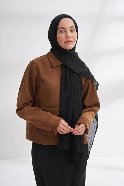 3350 ARMANDA MÜSLİN ŞAL DAMA DESEN ürün görseli