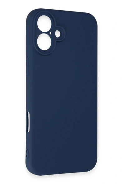 LitaeTrend iPhone 16 Plus Kılıf First Silikon - Lacivert - Resim 3
