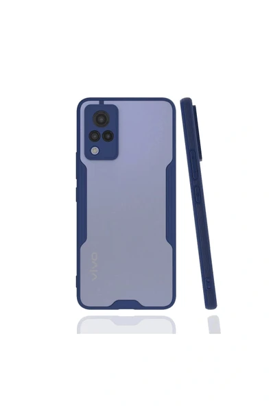 LitaeTrend Vivo V21 Kılıf Platin Silikon - Lacivert ürün görseli 1