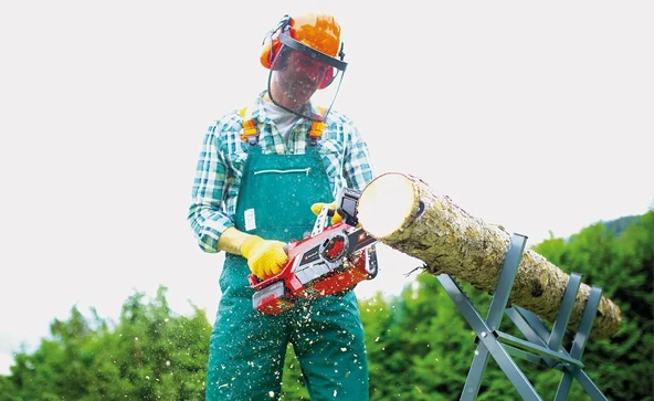 Einhell GE-LC 18/25 Li Akülü Ağaç Kesme Makinesi 18V Çift Bataryalı x 5.2 Ah + Şarj Cihazı - Resim 4