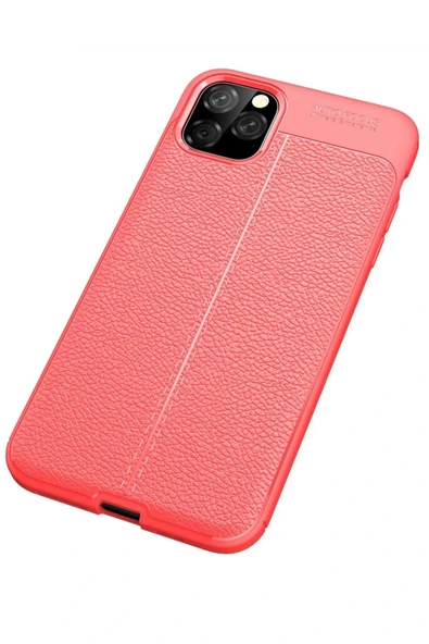 LitaeTrend iPhone 11 Pro Max Kılıf Auto Focus Kapak - Kırmızı - Resim 2
