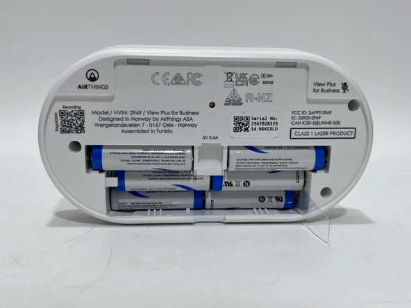 Airthings View Plus 2969 Akıllı Hava Kalitesi Monitörü (Radon, CO₂, VOC, PM2.5) - Resim 5