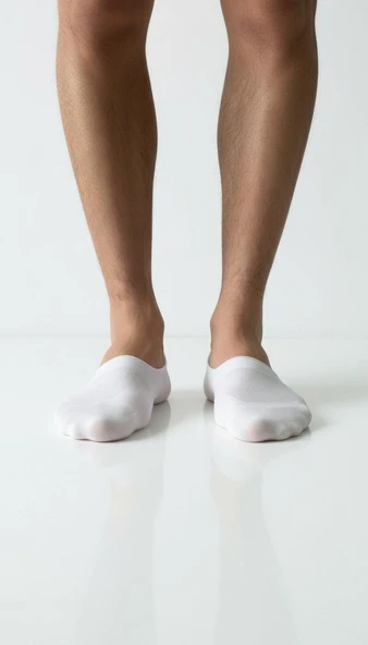 Erkek Görünmez Çorap – Kaydırmaz Topuk Silikonlu, Terletmeyen Babet Çorap - Resim 10