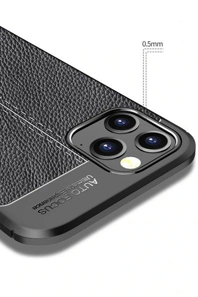 LitaeTrend iPhone 12 Pro Max Kılıf Auto Focus Kapak - Siyah - Resim 4