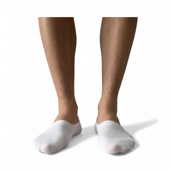 Erkek Görünmez Çorap – Kaydırmaz Topuk Silikonlu, Terletmeyen Babet Çorap - Resim 11