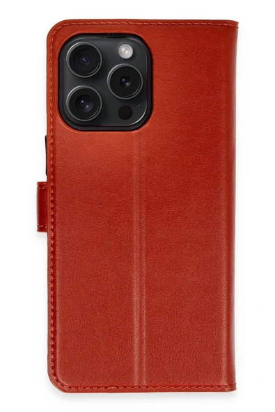 LitaeTrend iPhone 15 Pro Max Kılıf Trend S Plus Kapaklı Kılıf - Kırmızı ürün görseli 1