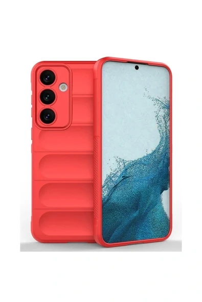 LitaeTrend Samsung Galaxy S24 FE Kılıf Optimum Silikon - Kırmızı ürün görseli 1