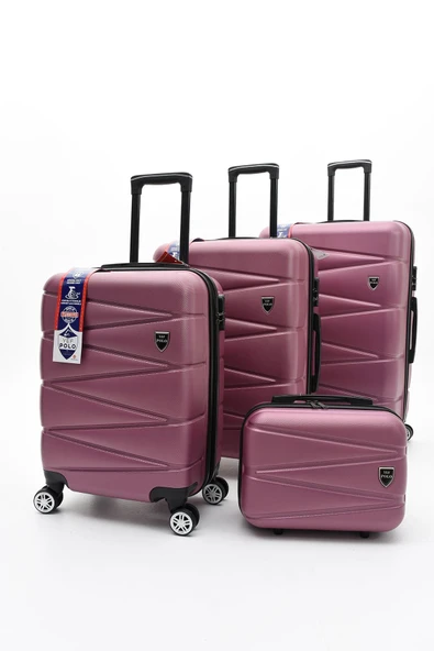 Yefa Dayanıklı Unisex 4 Tekerlekli 4'lü Set Plastik Valiz Seti ürün görseli