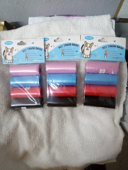 Köpek Dışkı Poşeti 5 PAKET (20 adet) ürün görseli 1