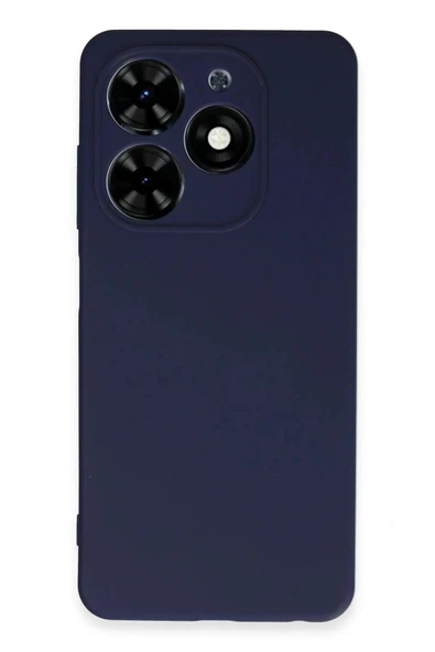LitaeTrend Tecno Spark Go 2024 Kılıf First Silikon - Lacivert - Resim 4