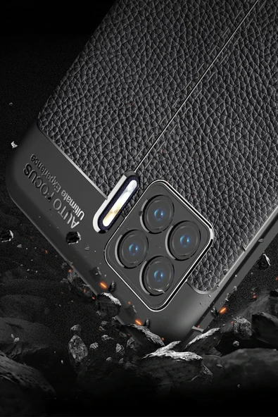 LitaeTrend Oppo A73 Kılıf Auto Focus Kapak - Siyah - Resim 3