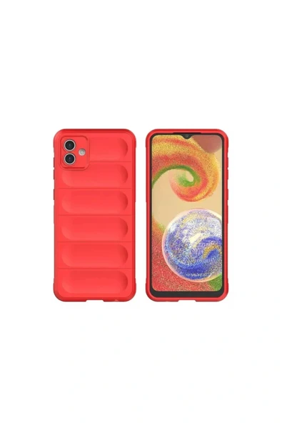 LitaeTrend Samsung Galaxy A06 Kılıf Optimum Silikon - Kırmızı - Resim 3
