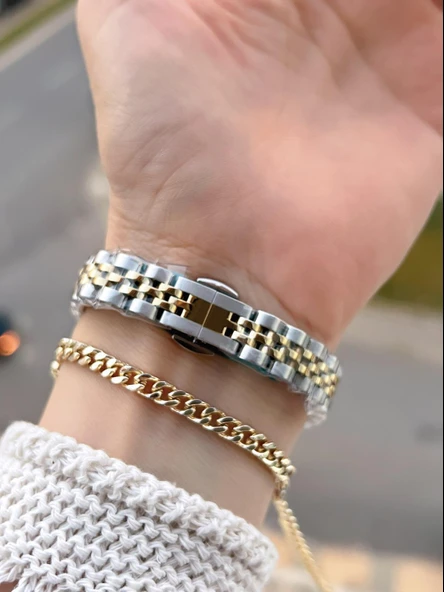 Daniel Klein Çelik Kordonlu 2 Yıl Garantili 3 Atm Suya Dayanıklı Kadın Kol Saati+Bileklik BD.10030.5 - Resim 3