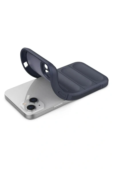 LitaeTrend iPhone 16 Plus Kılıf Optimum Silikon - Lacivert - Resim 2