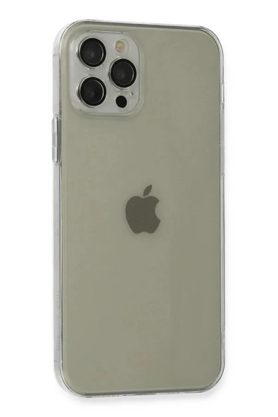 LitaeTrend iPhone 12 Pro Kılıf Fly Lens Silikon - Şeffaf - Resim 2