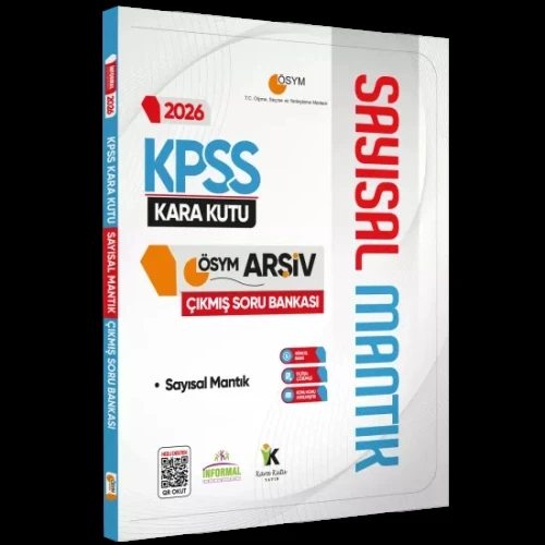 İnformel 2026 Kpss Sayısal Mantık Karakutu Ösym Arşiv Çıkmış Soru Bankası ürün görseli 1