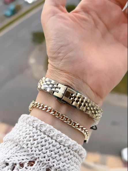 Daniel Klein Çelik Kordonlu 2 Yıl Garantili 3 Atm Suya Dayanıklı Kadın Kol Saati+Bileklik BD.10030.3 - Resim 3