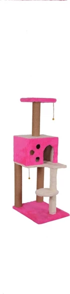 Kedi Kare Evli Merdivenli Tırmalama 124 cm ürün görseli