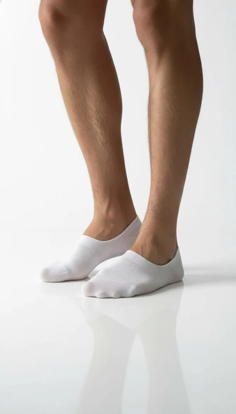 Erkek Görünmez Çorap – Kaydırmaz Topuk Silikonlu, Terletmeyen Babet Çorap - Resim 5