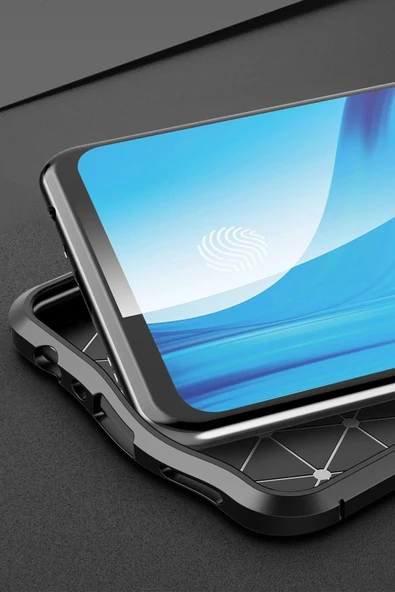 LitaeTrend Oppo Reno 4 Lite Kılıf Auto Focus Kapak - Kırmızı - Resim 3