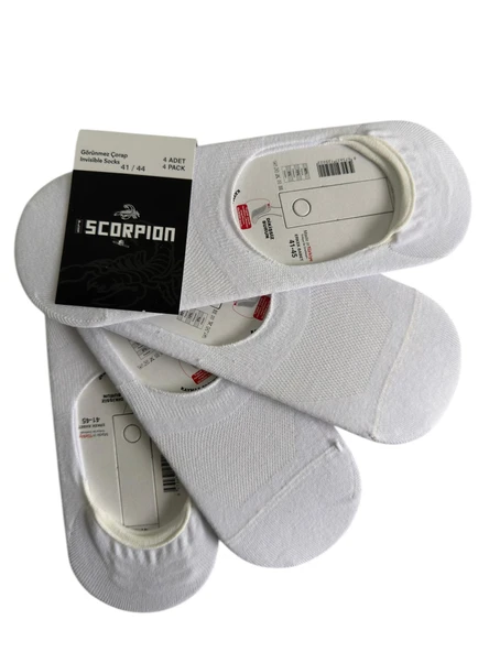 Erkek Görünmez Çorap – Kaydırmaz Topuk Silikonlu, Terletmeyen Babet Çorap - Resim 4