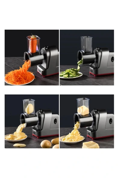 Yui M376 Plus Tam Otomatik Elektrikli Rende, Doğrayıcı ve Rondo - Resim 5