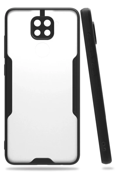 LitaeTrend Xiaomi Redmi Note 9 Kılıf Platin Silikon - Siyah ürün görseli 1