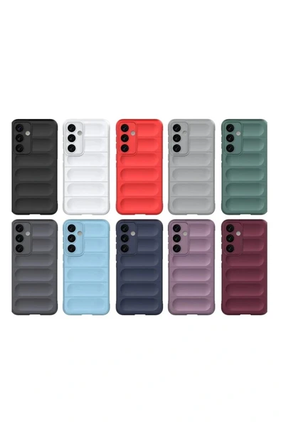 LitaeTrend Samsung Galaxy S24 FE Kılıf Optimum Silikon - Kırmızı - Resim 3