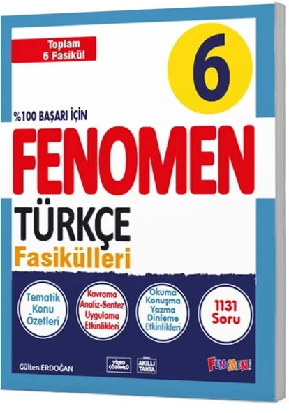 6. Sınıf Türkçe Fasikülleri Fenomen Okul Yayınları ürün görseli 1