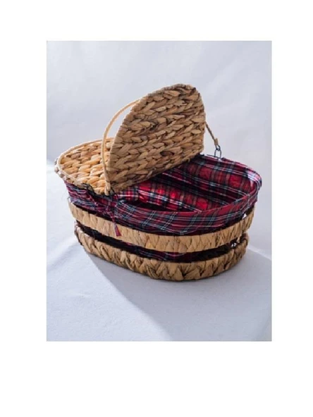 Acar SEP-07856 Kapaklı Piknik Sepeti - Resim 3