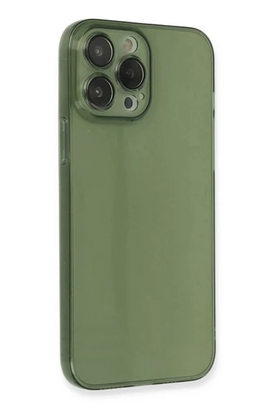 LitaeTrend iPhone 13 Pro Kılıf Fly Lens Silikon - Yeşil - Resim 2