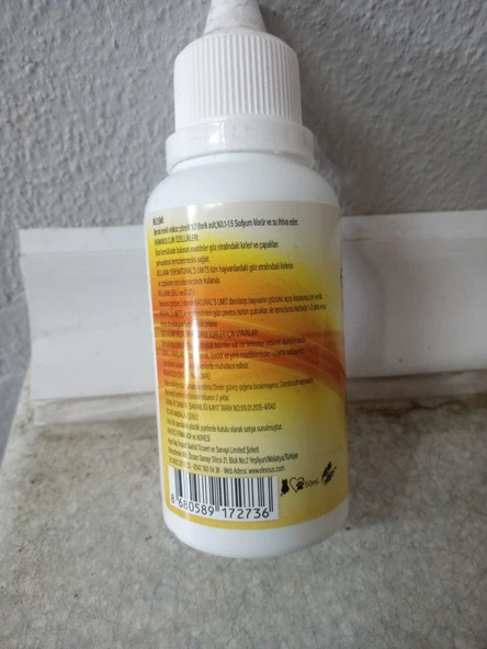 ELEXSUS KEDİ KÖPEK GÖZ LOSYONU 50 ML - Resim 2