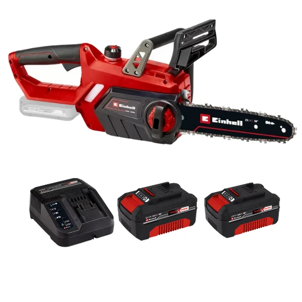 Einhell GE-LC 18/25 Li Akülü Ağaç Kesme Makinesi 18V Çift Bataryalı x 4 Ah + Şarj Cihazı ürün görseli