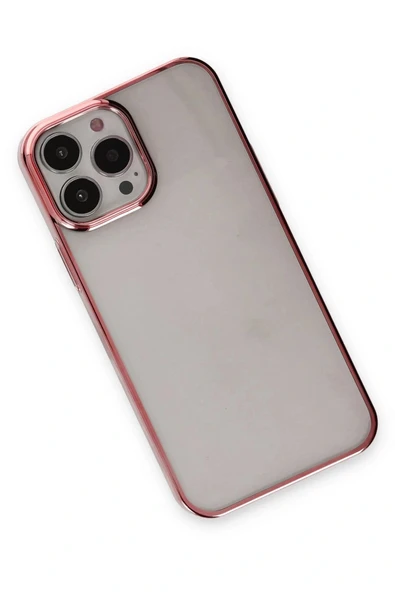 LitaeTrend iPhone 13 Pro Kılıf Element Silikon - Pembe - Resim 3