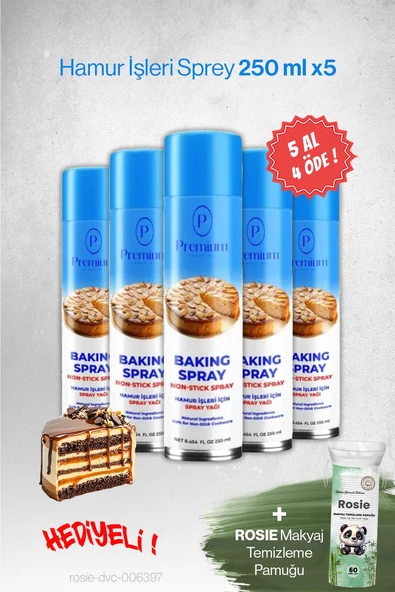 Premium Hamur İşleri 250 ML, 5 AL 4 ÖDE Hediyeli ürün görseli
