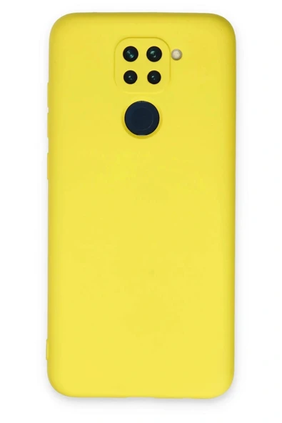 LitaeTrend Xiaomi Redmi Note 9 Kılıf Nano içi Kadife Silikon - Sarı ürün görseli 1