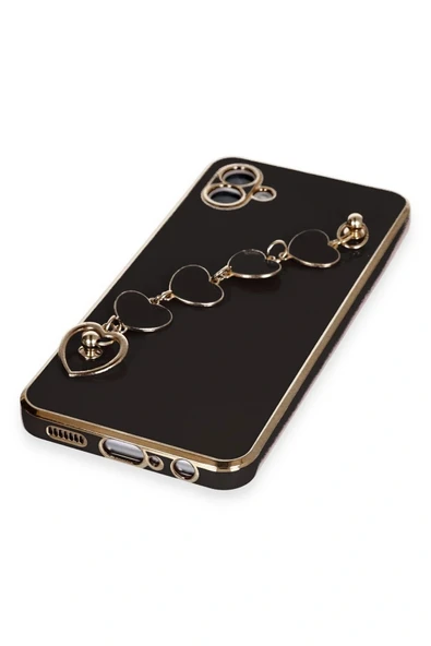 LitaeTrend Samsung Galaxy A04E Kılıf Esila Silikon - Siyah - Resim 4